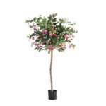 Fuchsia Kunstplant op stam, H: 120 cm Paars