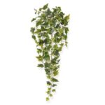 Hedera kunst hangplant, H: 65 cm - bont