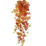 Herfst Maple kunst hangplant, H: 90 cm - oranje
