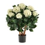 Hortensia UV Kunstplant Deluxe, H: 80 cm Creme