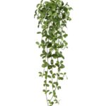Jasmijn kunst hangplant, H: 90 cm - groen