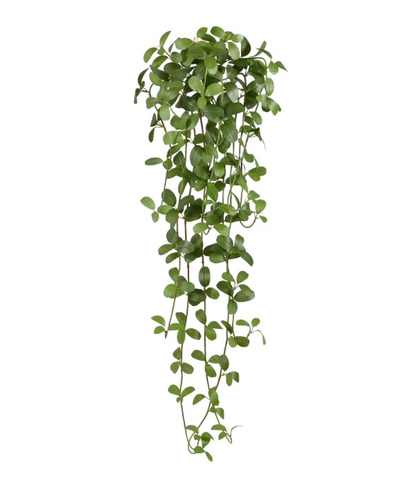Jasmijn kunst hangplant, H: 90 cm - groen