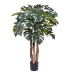 Monstera Kunstplant Deluxe, H: 120 cm op stam