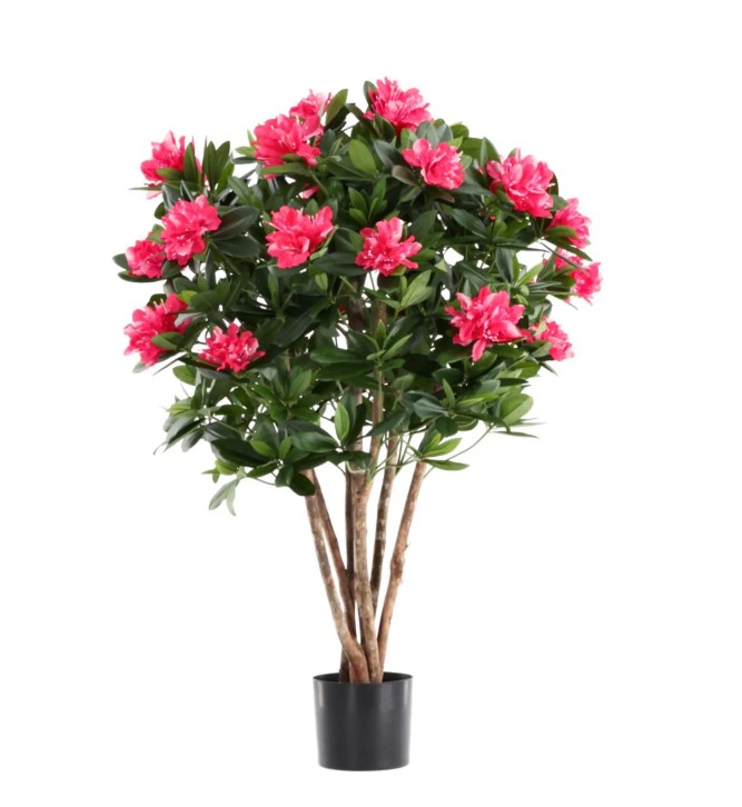 Rhododendron Kunstplant Deluxe, H: 115 cm Cerise