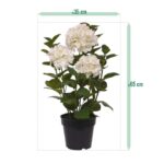 Hortensia Kunstplant in pot Hoog, H: 65 cm Wit – Kunstplant