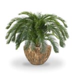Cycas deluxe kunstpalm, H: 125 cm – Kunstplant