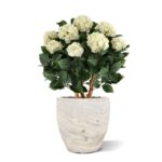 Hortensia UV Kunstplant Deluxe, H: 80 cm Creme