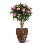 Rhododendron Kunstplant Deluxe, H: 115 cm Paars
