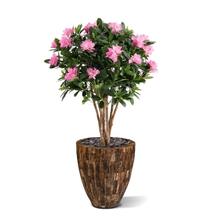 Rhododendron Kunstplant Deluxe, H: 115 cm Paars