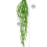 Rhipsalis Paradoxa kunst hangplant, H: 75 cm