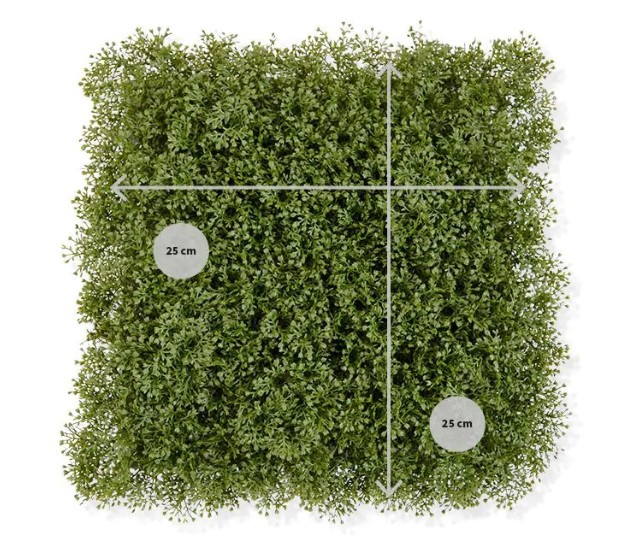 3D Honey Kunstmos mat, H: 25 cm – UV bestendig