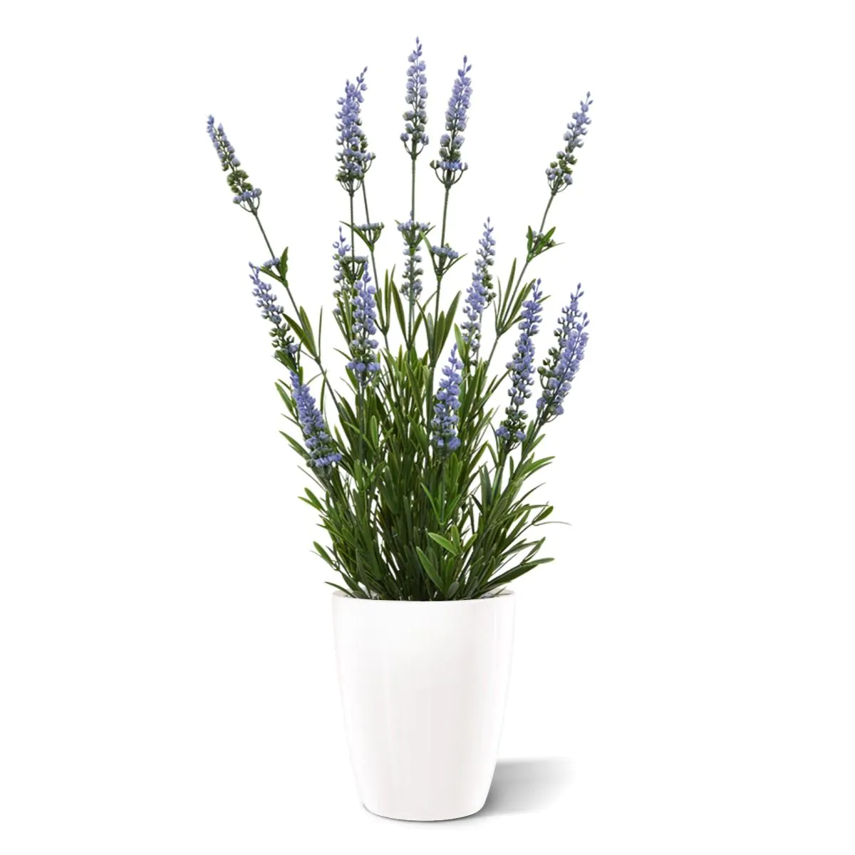 Lavendel kunstplant, H: 50 cm in pot – blauw – UV bestendig