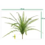 Asplenium Varen kunstplant, H: 75 cm in 12 cm pot