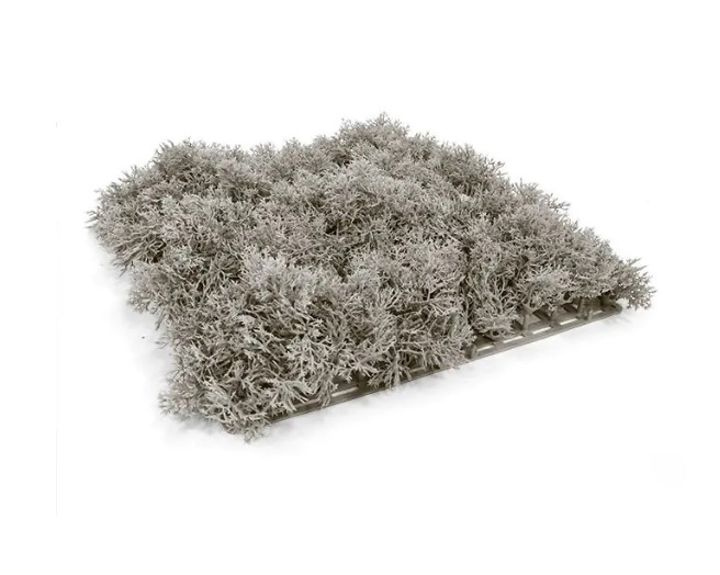 Rendier kunst Mosmat, H: 25×25 cm – grijs