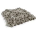 Rendier kunst Mosmat, H: 25×25 cm – grijs