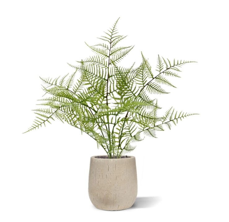 Kunst Bosvaren, H: 70 cm groen