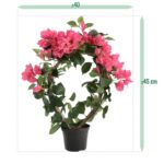Bougainvillea Kunstplant, H: 45 cm in pot