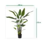 Water Canna Kunstplant, H: 120 cm